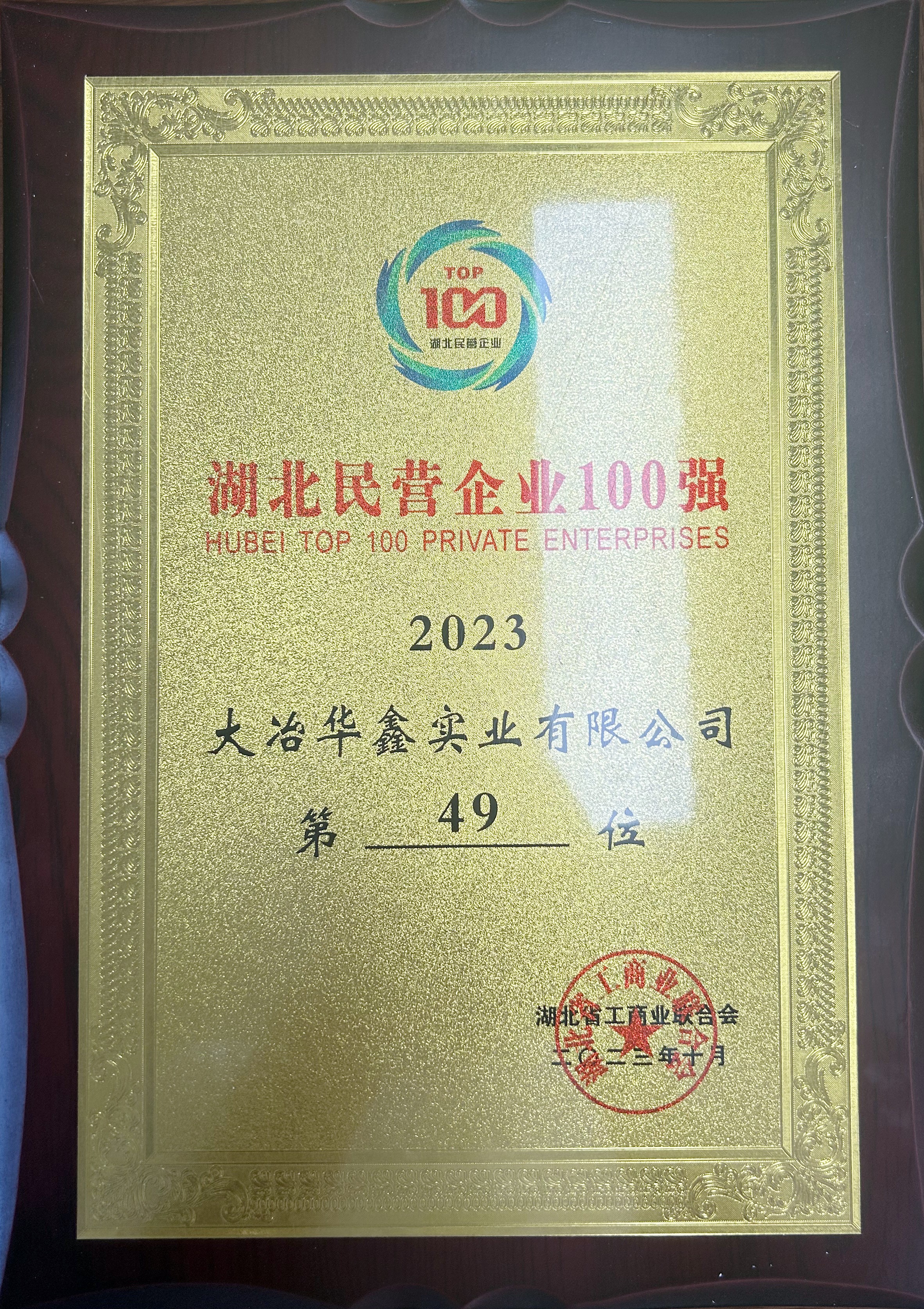 2023年湖北民營(yíng)企業(yè)100強(qiáng)